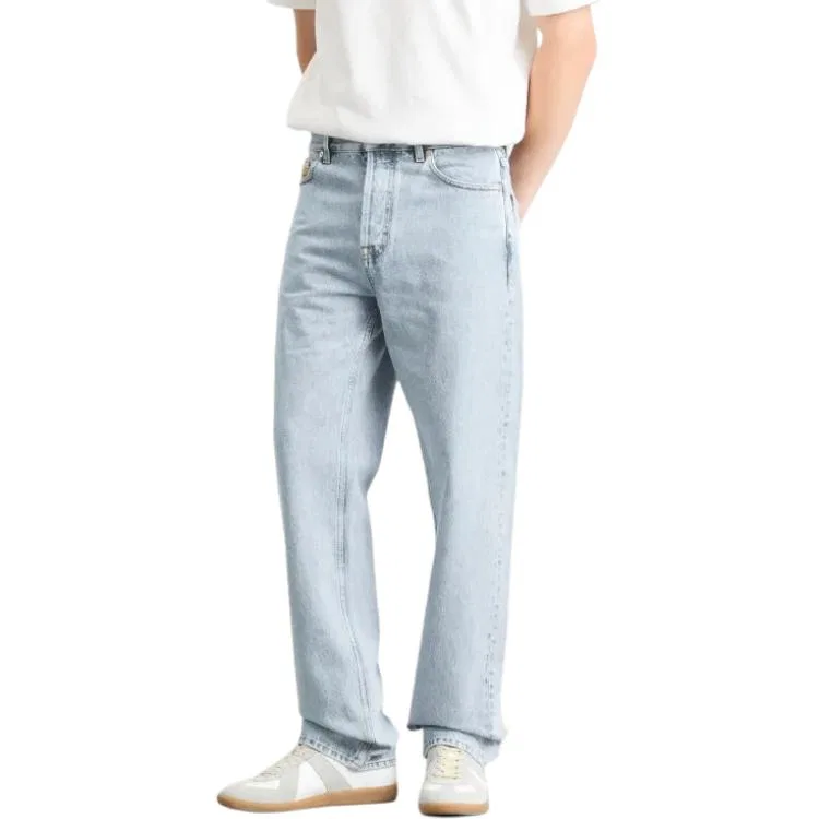 Джинсы GUCCI Washed Denim, Gg Insert, Light Blue — фото 3