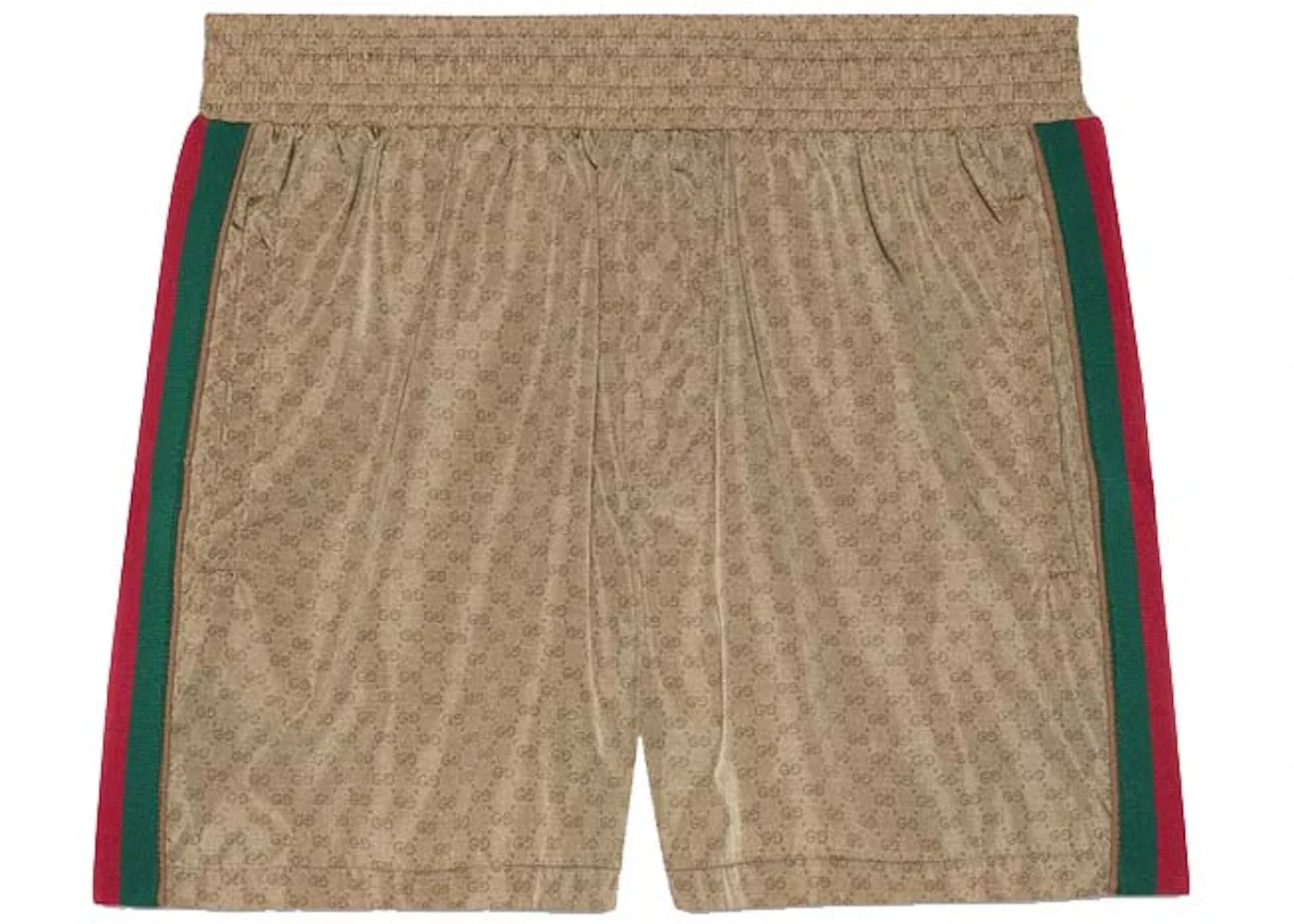 Мужские шорты для плавания с принтом Swim Shorts Gucci, Camel
