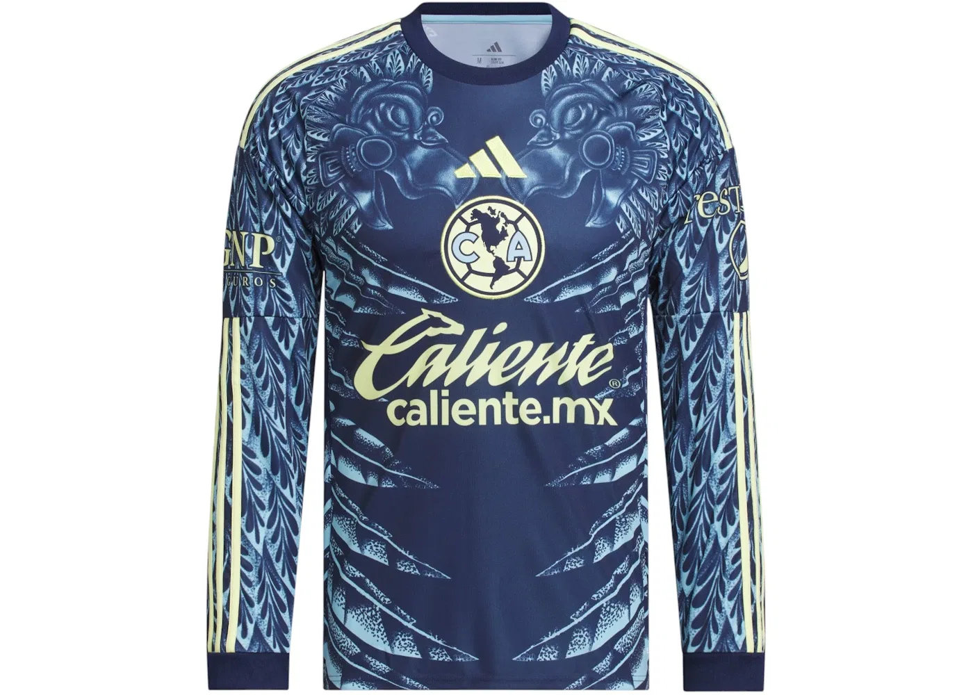 Мужская футболка с длинным рукавом Adidas Club America 2025/2026 Away Jersey, Team Navy Blue