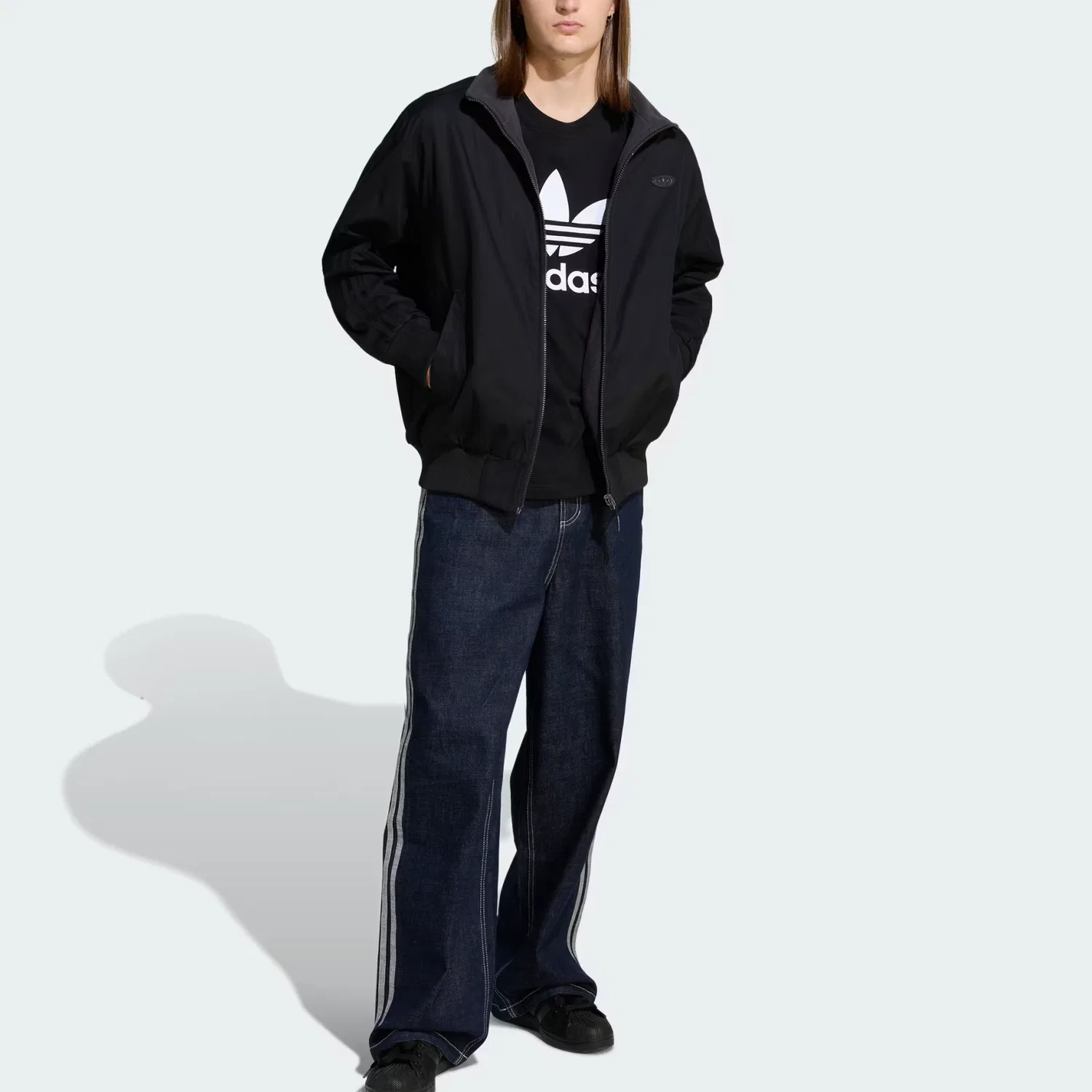 Куртка Firebird FW25 Adidas Originals черная — фото 3