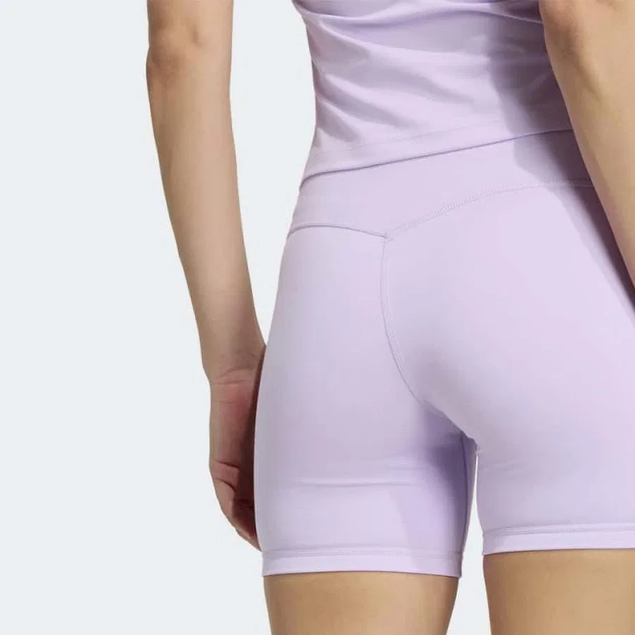 Женские спортивные леггинсы с принтом Studio All Me Booty adidas, Фиолетовый — фото 3