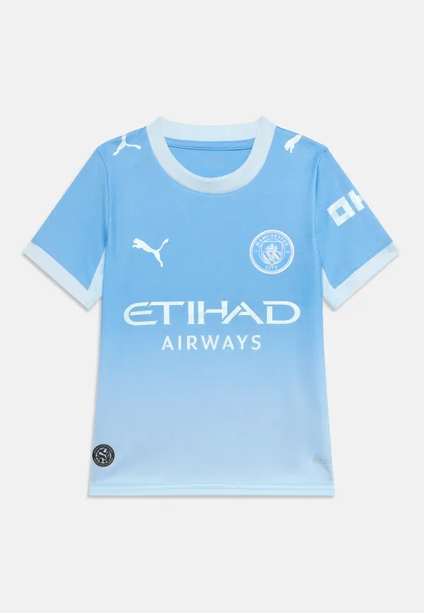 Футболка с принтом Manchester City Home Puma, Team Light Blue/Icy Blue, светло-голубой