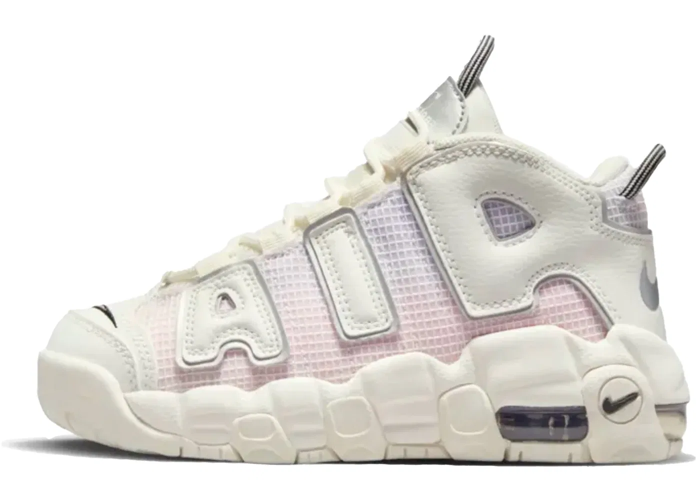 Детские кроссовки Lifestyle Nike Air More Uptempo 96 QS, Sail/Light Thistle/Pink Foam/Black