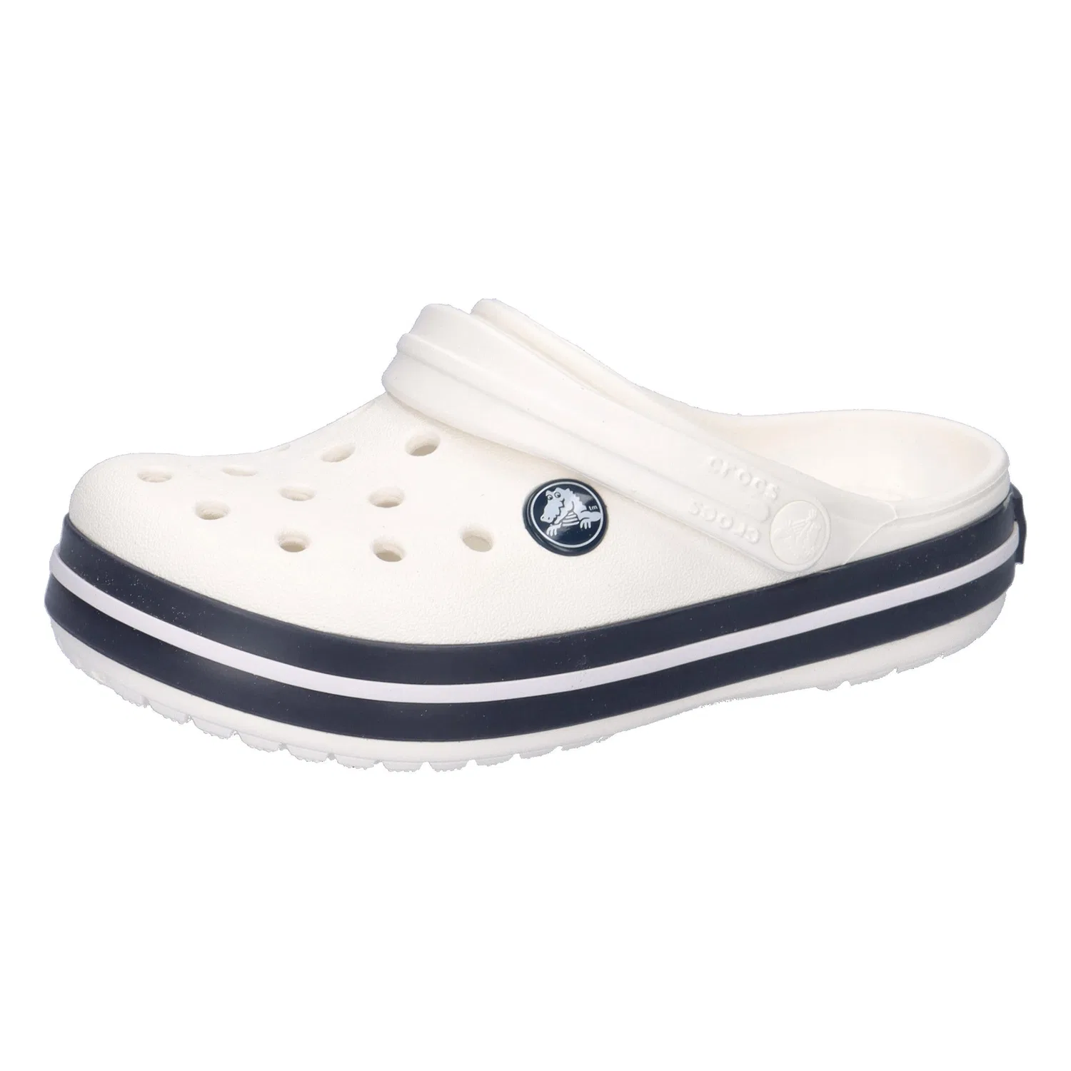 Детские сандалии с ремешком Crocband Clog K Crocs, Weiss Navyblau