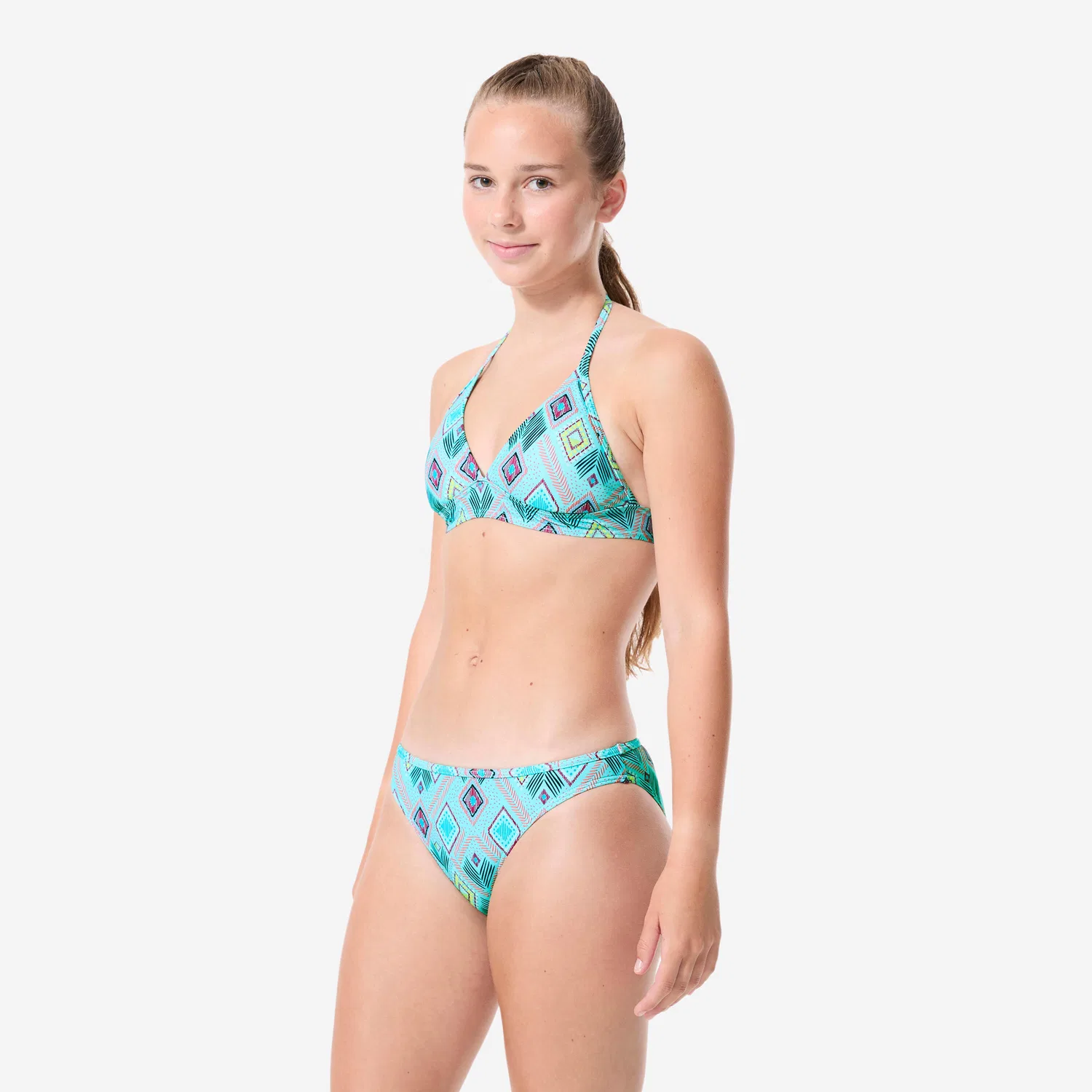 Детское бикини-комплект для девочек Tali Safi Decathlon, Wasserblau — фото 4
