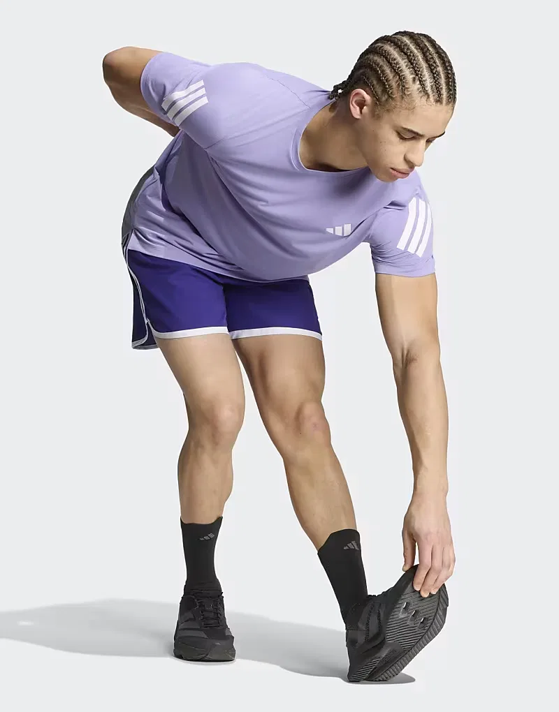 Футболка Adidas Performance Adi365 Climacool сиреневого — фото 2