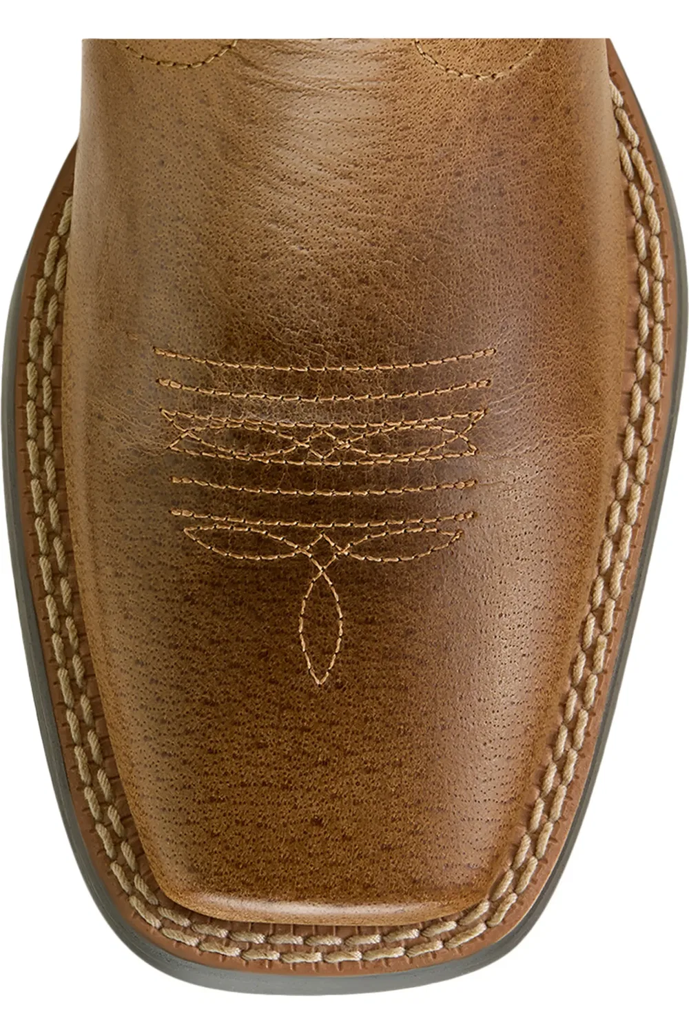 Детские ковбойские сапоги широкий носок Stampede Ariat, Desert Brown — фото 4