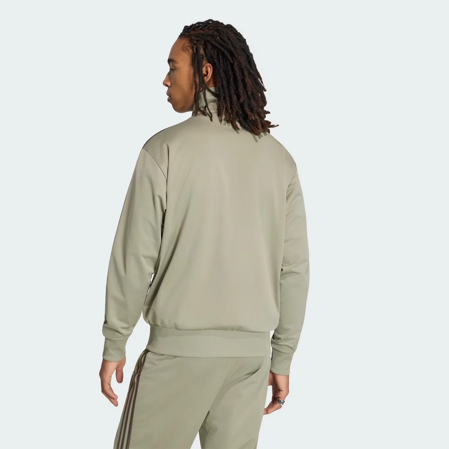 Мужская спортивная куртка свободного кроя Firebird Adidas Originals, Silver Pebble — фото 3