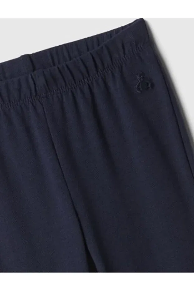 Детские леггинсы для девочек хлопковые Gap Kids, Navy Blue — фото 2