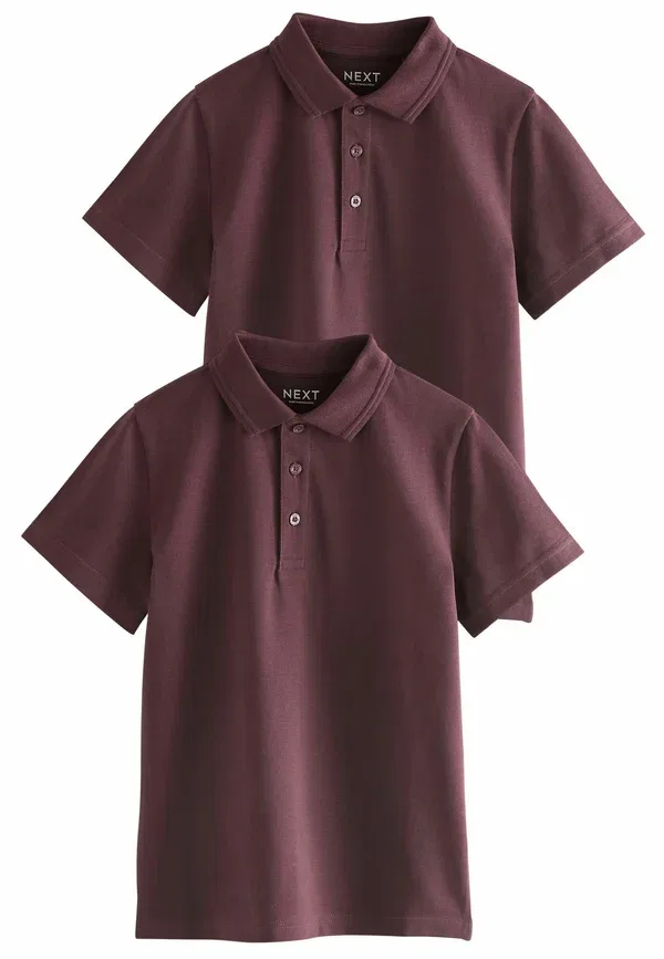 Поло, хлопок, Polo shirt Next, burgundy red, красный/бордовый