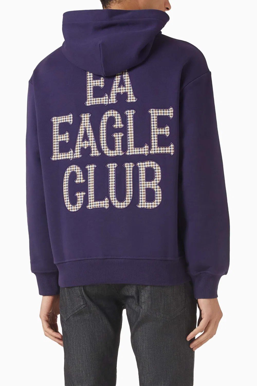 Худи с вышивкой Eagle Club ASV Emporio Armani — фото 4