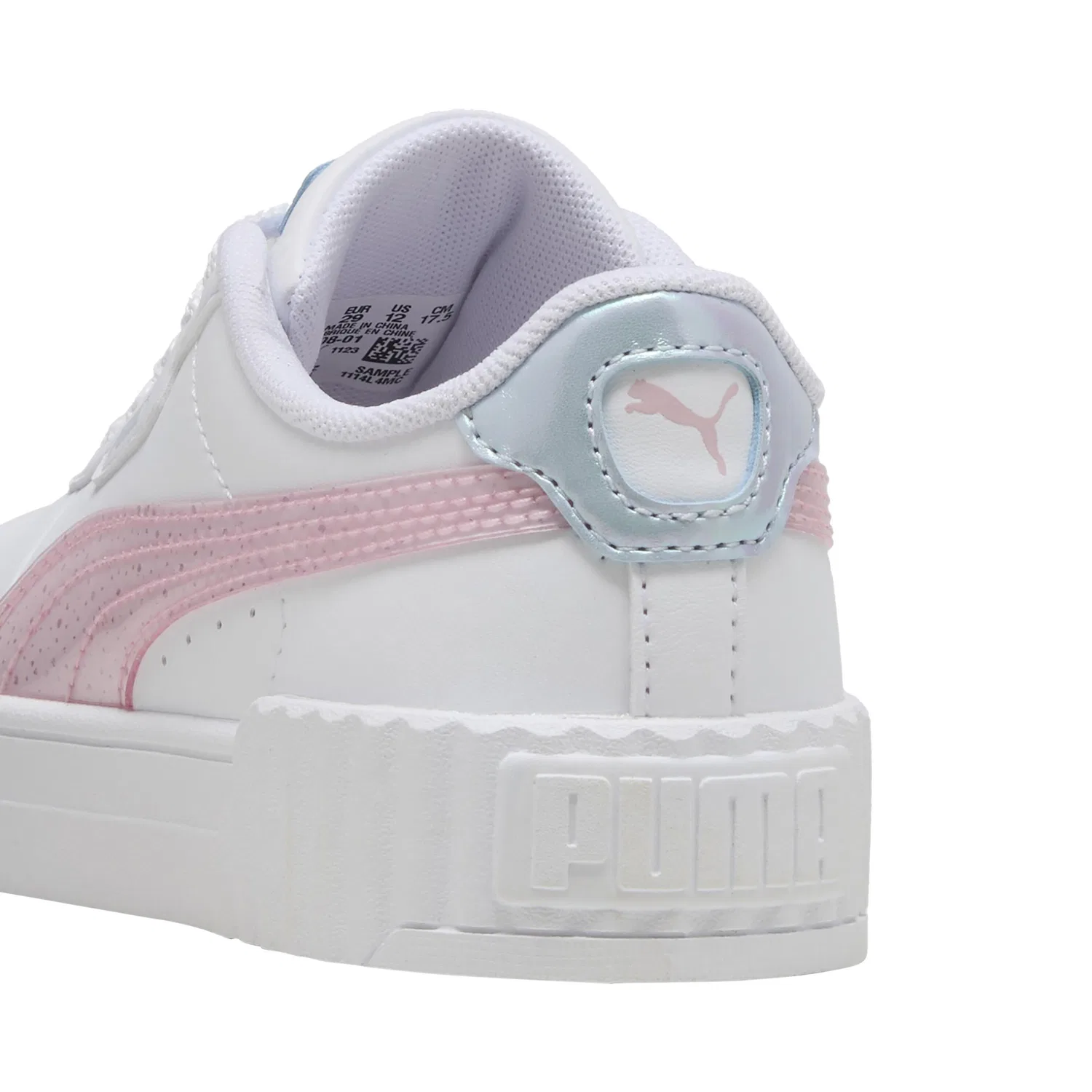 Детские кроссовки с принтом Carina 3.0 Blurry Dreams Puma, Weiss — фото 4