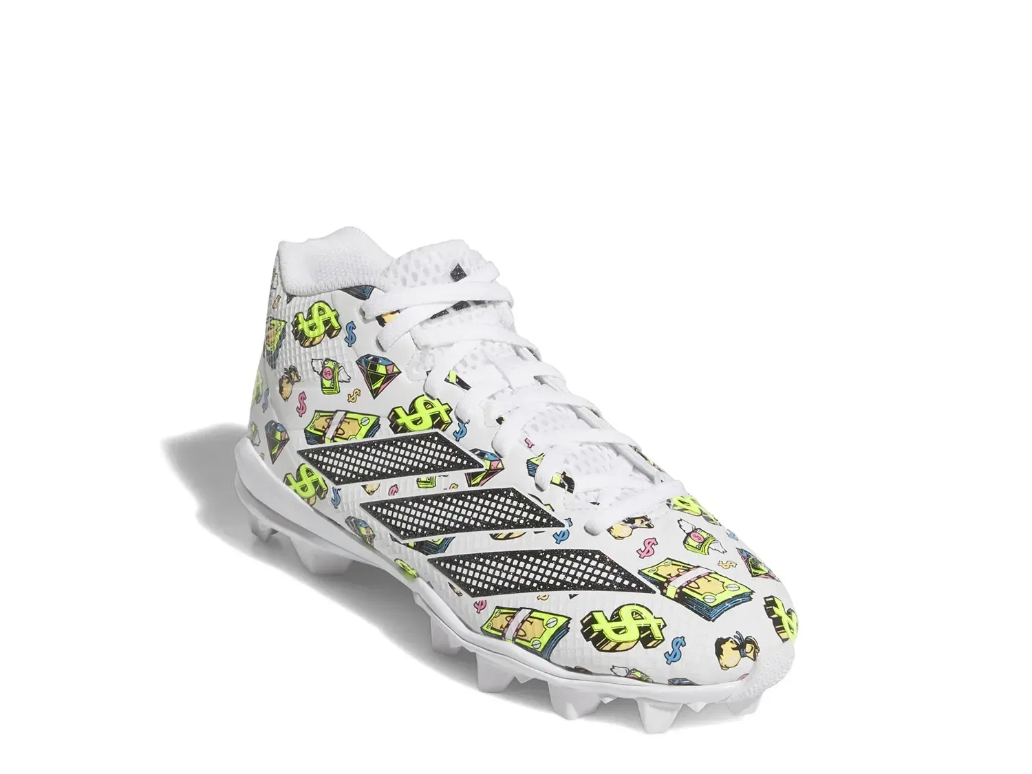 Кроссовки футбольные Adizero Impact.2 Kids' adidas, белый