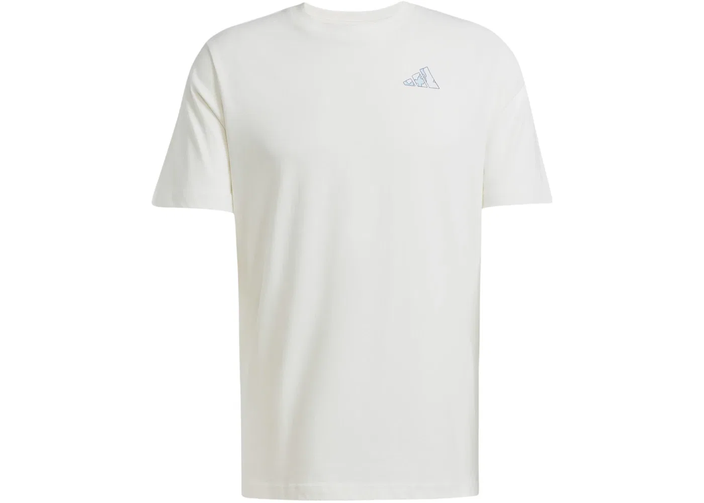 Мужская футболка с принтом Earth Day Graphic Tee Adidas, цвет Off White