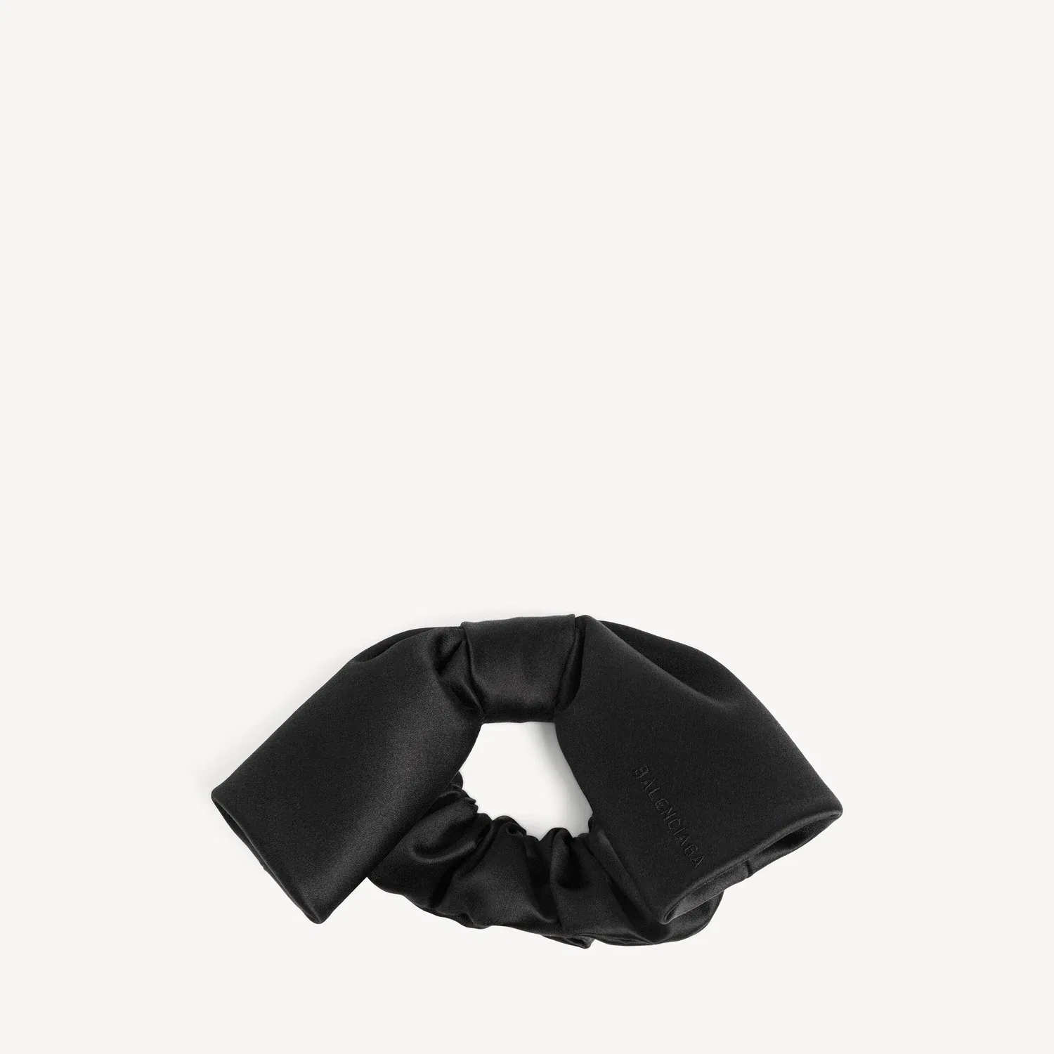 Женская scrunchie-повязка Toque черного цвета BALENCIAGA, черный