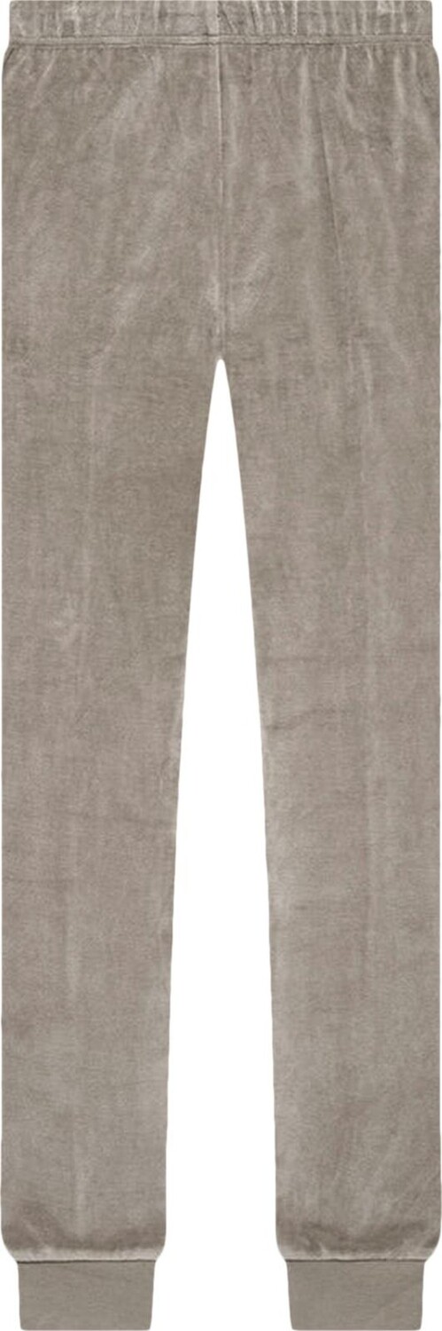 Брюки Fear of God Essentials Velour Pant 'Desert Taupe', серый — фото 3