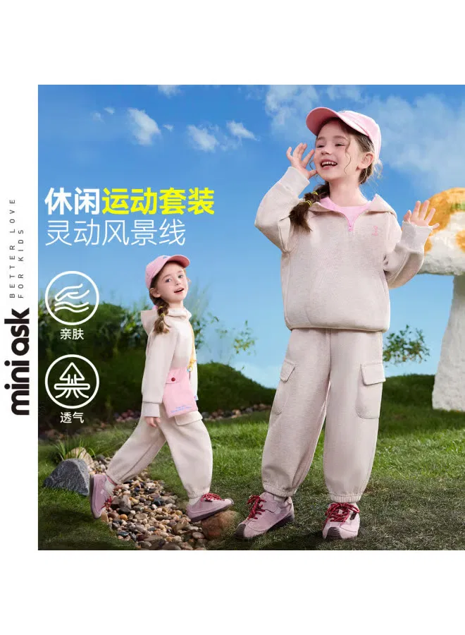 Комплект детский с капюшоном прямые брюки карго Ask Junior — фото 2