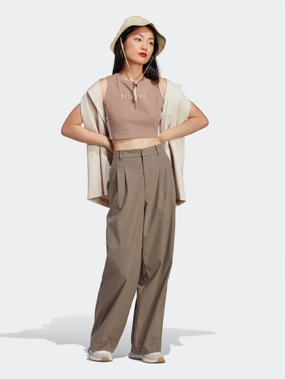 Топ Tank Top Adidas, коричневый — фото 2