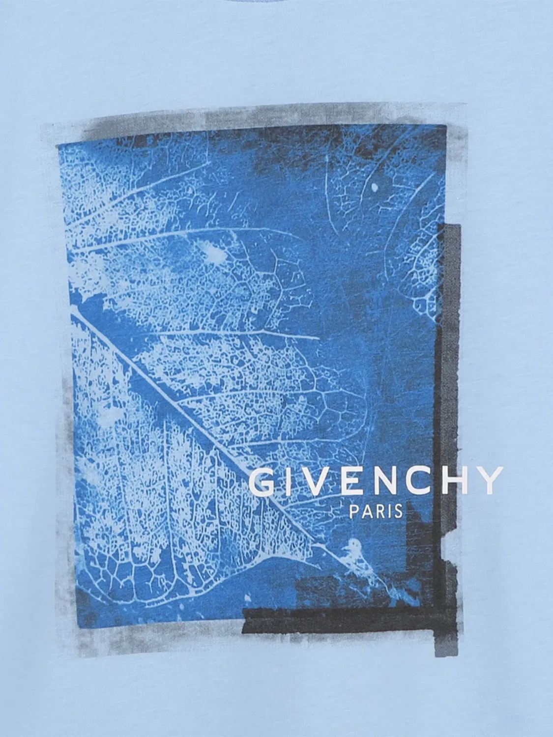 Футболка с графическим принтом, синяя Givenchy, синий — фото 2