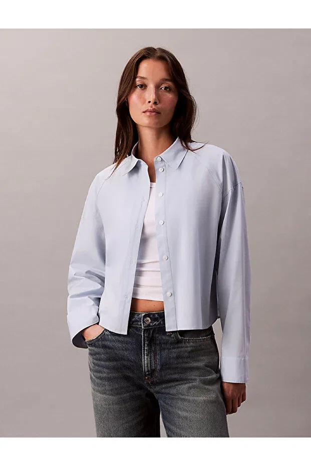 Женская хлопковая рубашка с длинным рукавом Calvin Klein, Niagara Side