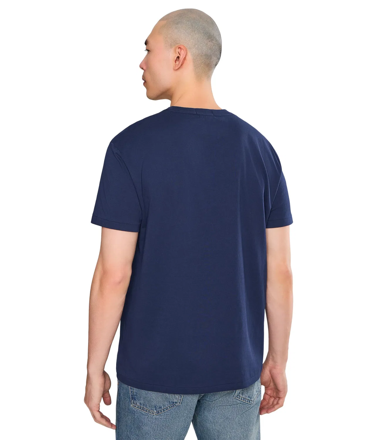 Классическая футболка с логотипом Polo Ralph Lauren, Newport Navy — фото 4