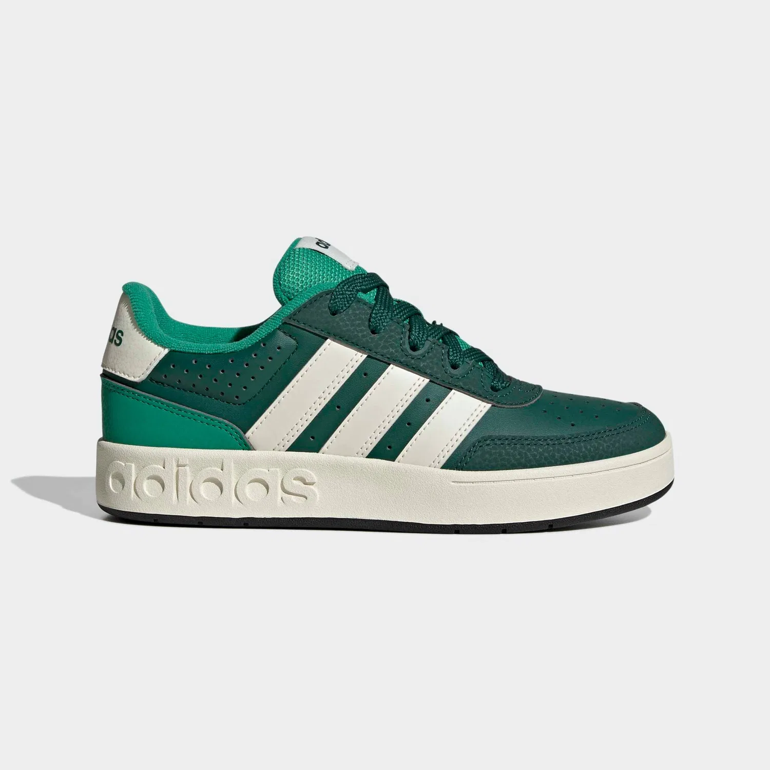 Детские кроссовки с низким силуэтом Adidas Sportswear, Collegiate Green/Off White/Court Green — фото 2