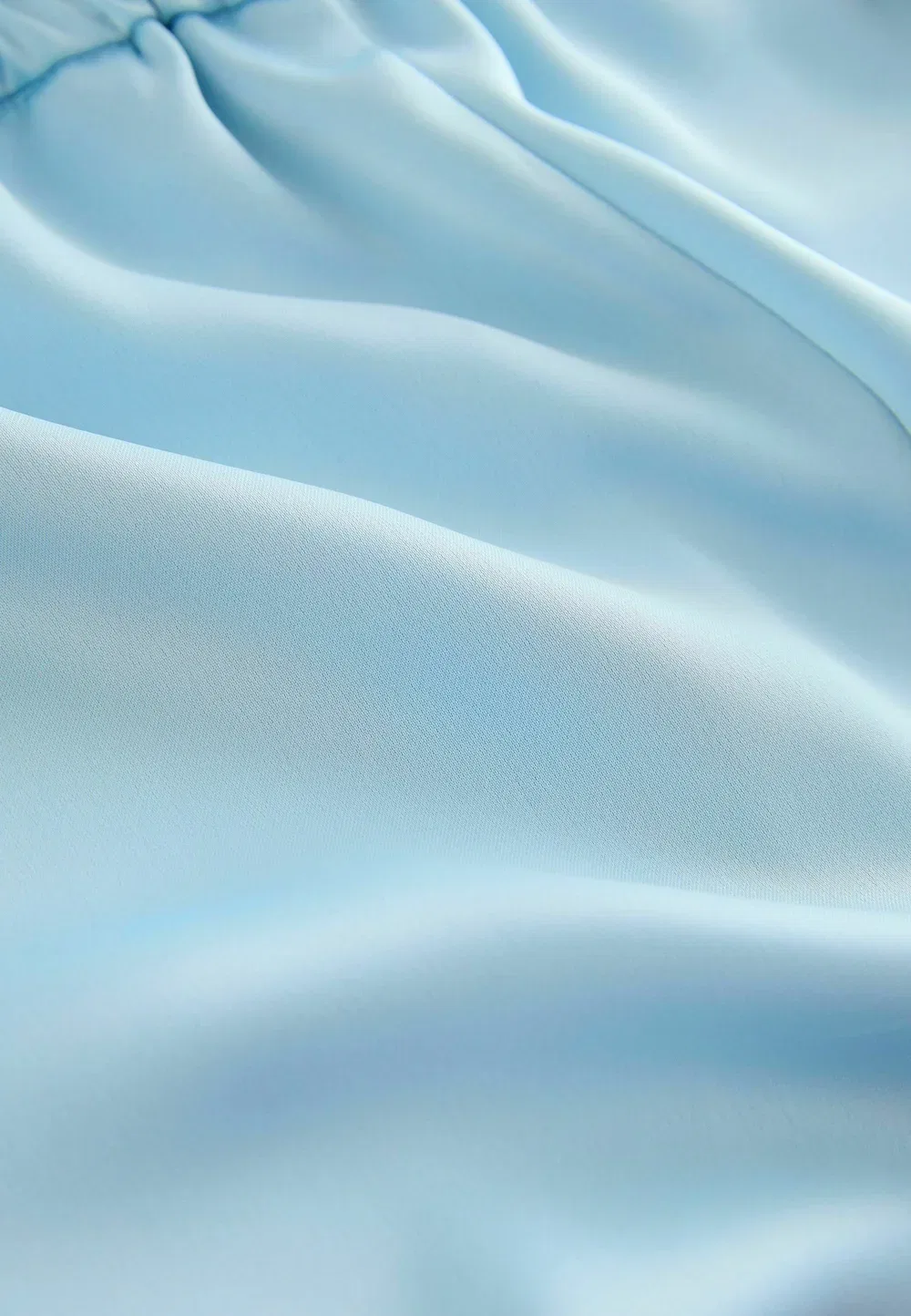Спортивные шорты из атласа стандартного кроя Next, Light Blue — фото 3