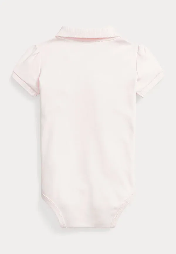 Боди хлопковое Polo Ralph Lauren Delicate Pink, розовый — фото 2