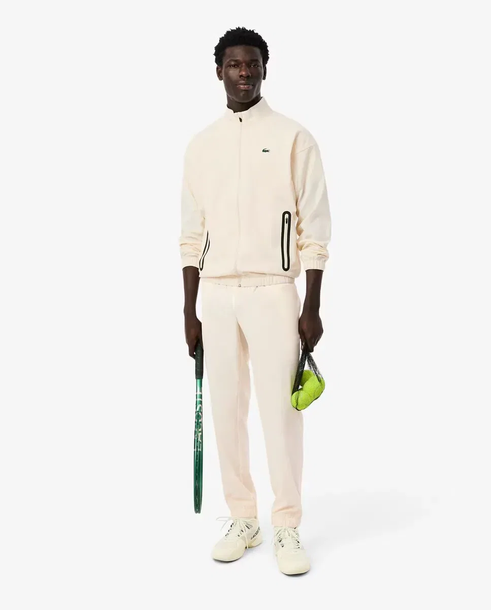Мужской спортивный костюм из тафты Lacoste, Цвет Crema — фото 4