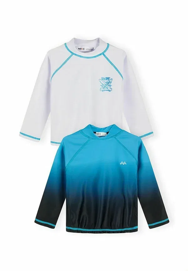 Комплект из 2 футболок с длинным рукавом Rash Vest Minoti, белый/синий