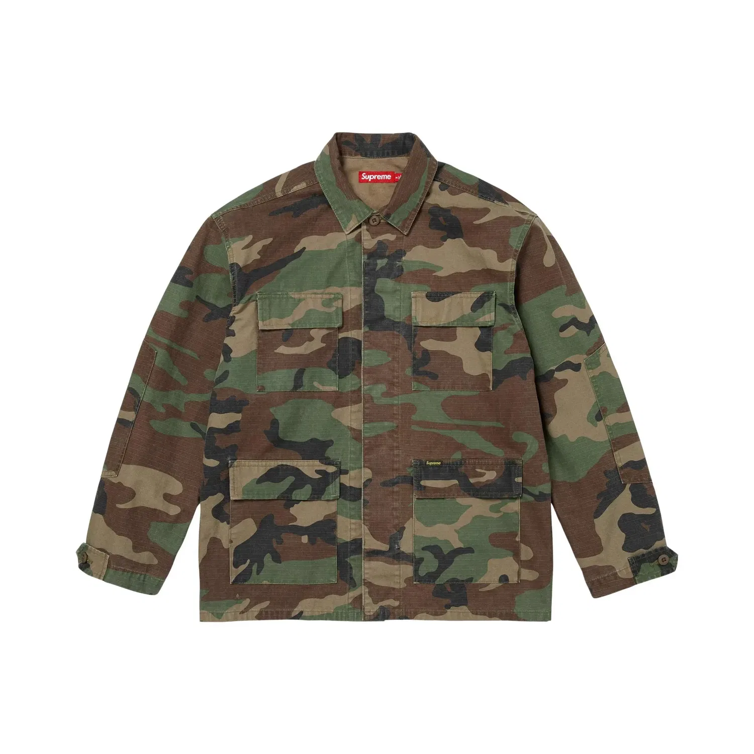 Куртка Ripstop Bdu Shirt Woodland Camo Supreme, Green