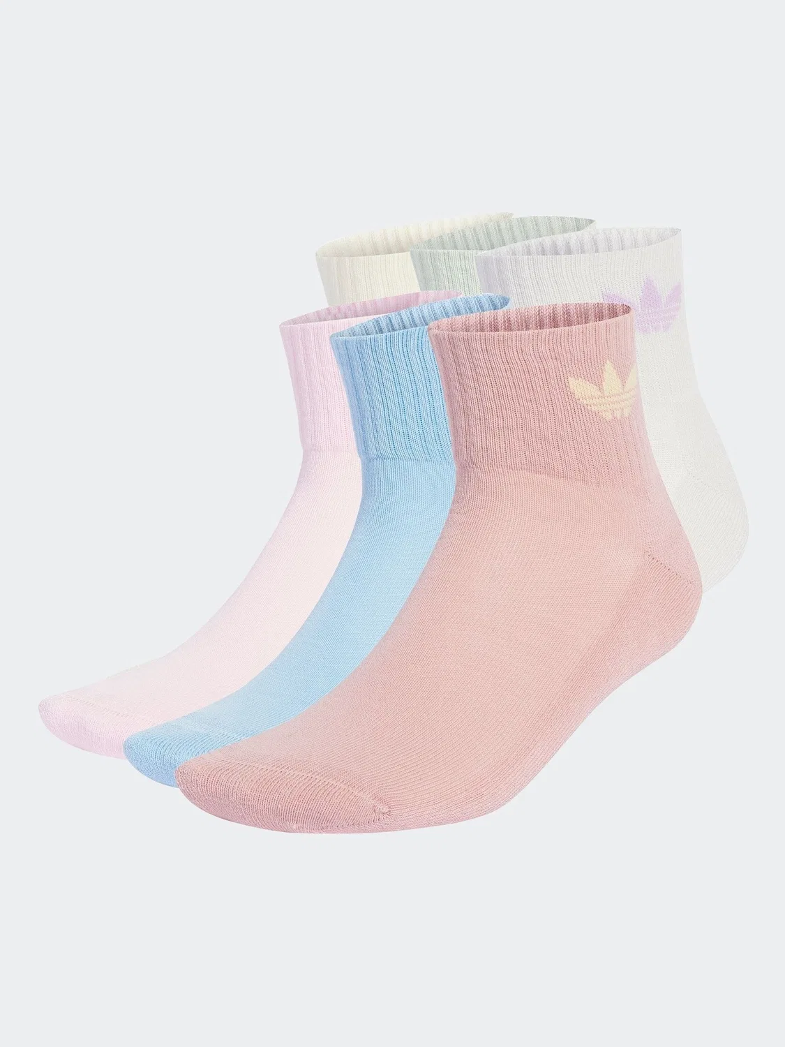 Носки, 6 пар, adidas Originals, розовые