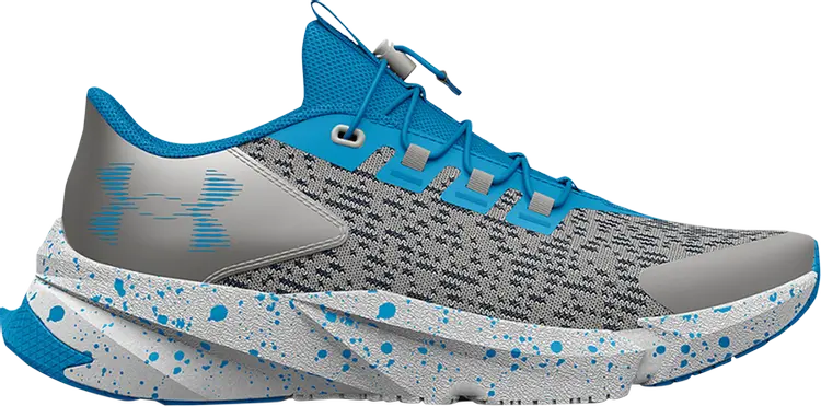 

Кроссовки Under Armour Scramjet 5 GS Tin Petrol Blue Speckled, серый
