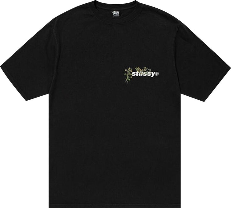 

Футболка Stussy Bokay Pigment Dyed Tee 'Black', черный