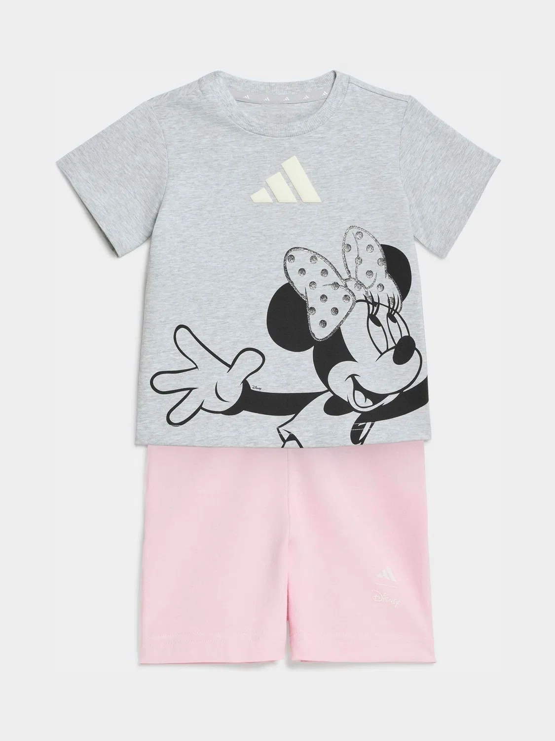 Костюм с Микки Маусом adidas, серый