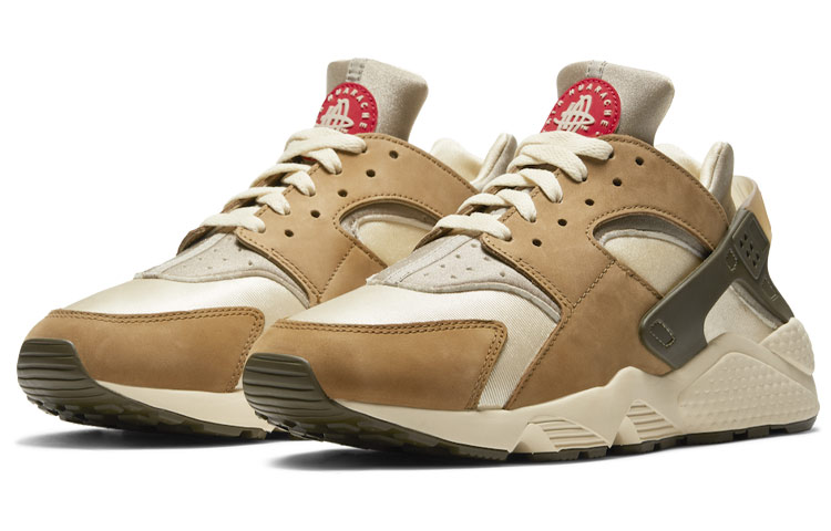 Кроссовки  Nike Air Huarache, коричневый/кремовый — фото 3