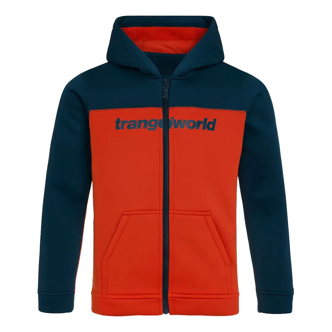 Детская куртка с эластичной тканью Trangoworld, Naranja / Azul Marino
