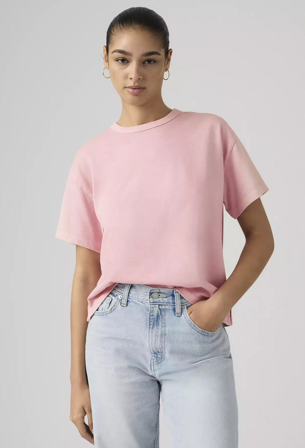 Футболка Levi's Premium Vintage Garment Dye Short-sleeve, розовый — фото 3