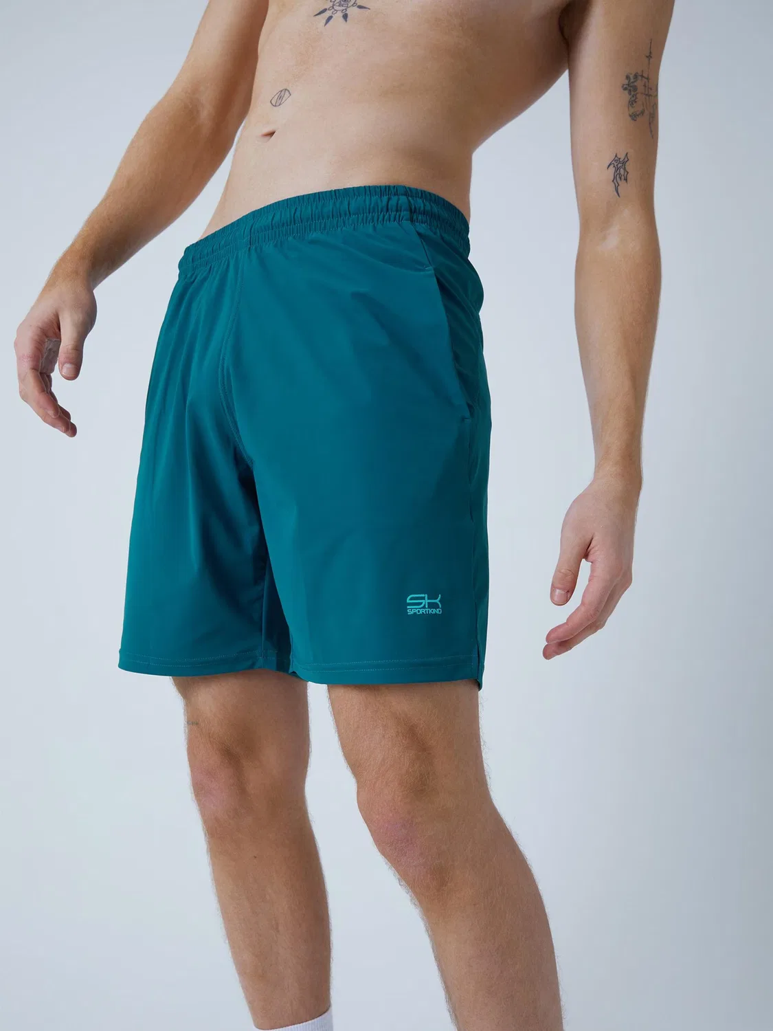 Спортивные шорты Sportkind Regular Workout Pants Shorts regular, темно-бирюзовый