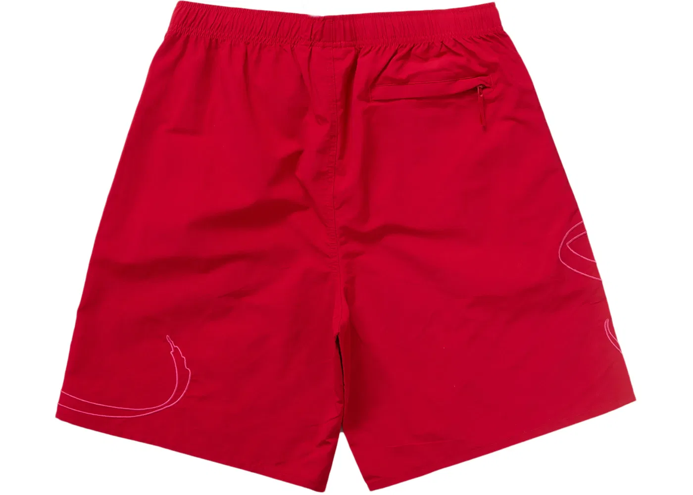 Мужские шорты с принтом Supreme Short, Красный — фото 2