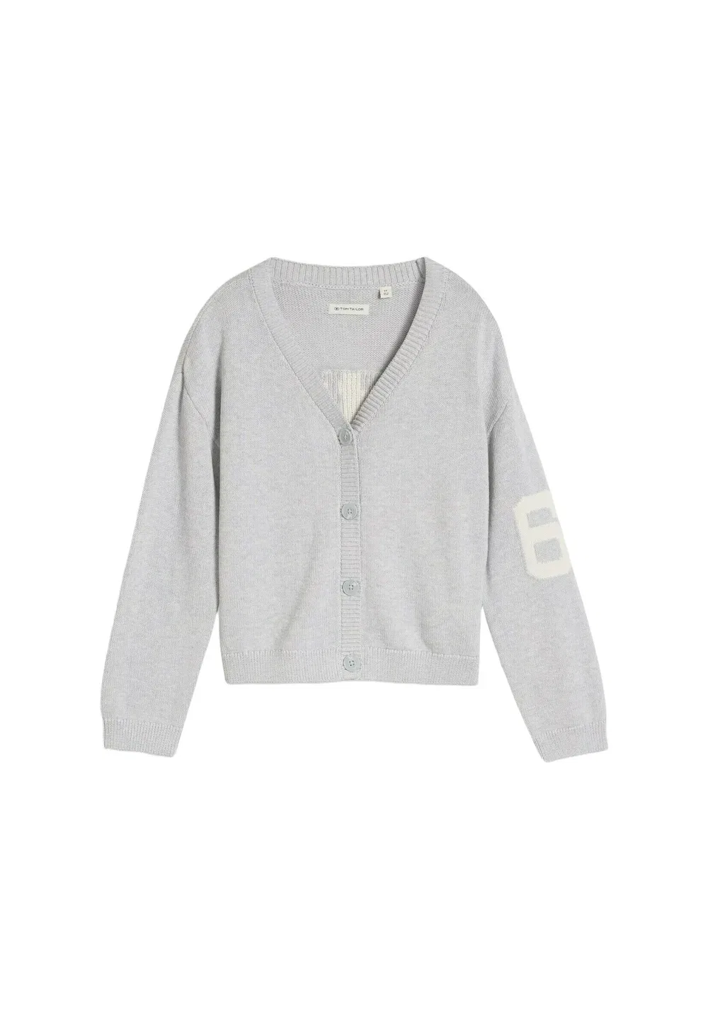 Кардиган Tom Tailor, Light Stone Grey Melange