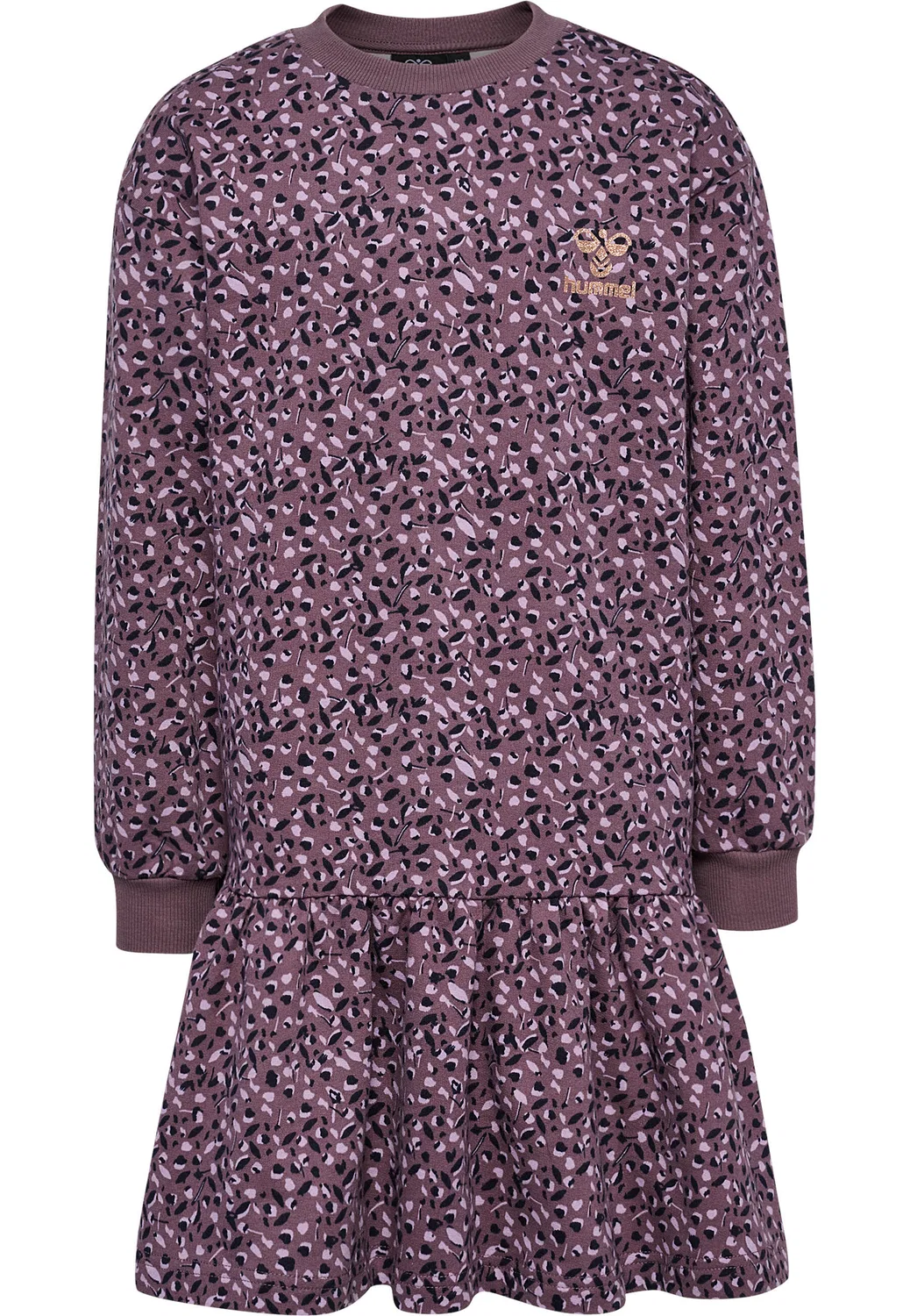 Детское платье с длинным рукавом Hmlannika Lifestyle Hummel, Dark Lilac