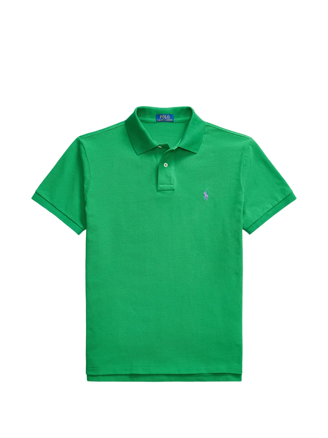 Поло хлопковое зеленое Polo Ralph Lauren, зеленый
