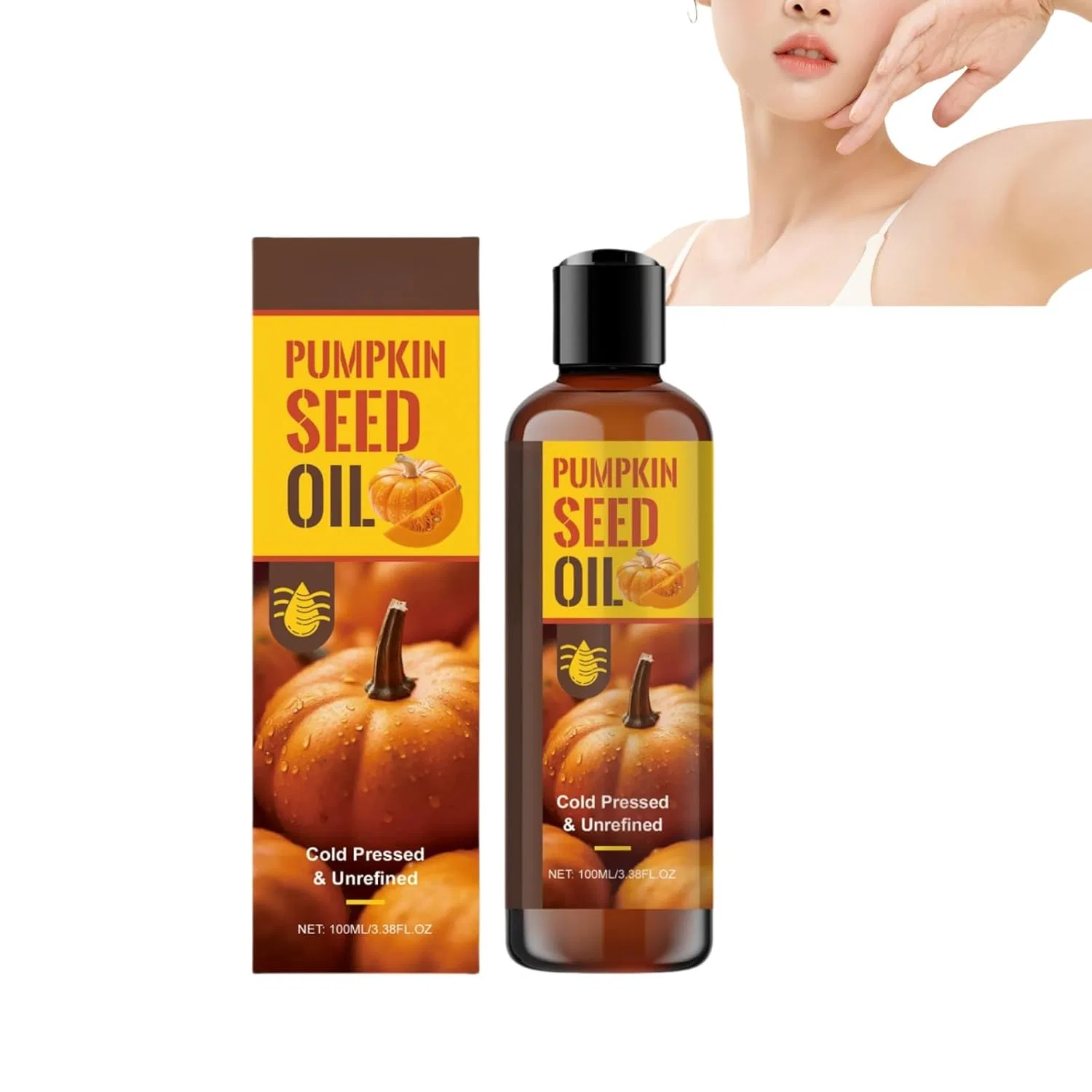 Масло тыквенных семечек Organic, 100мл, 1pcs, IAEXUOQC