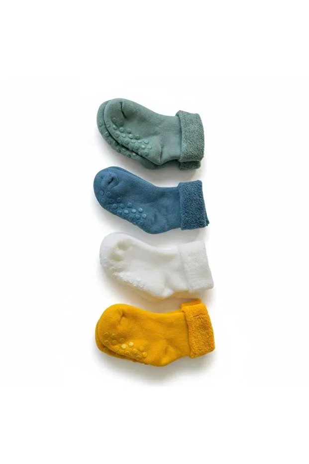 Детские носки с полотенцем набор 4 шт Young Generic Brands, Multicolor 2