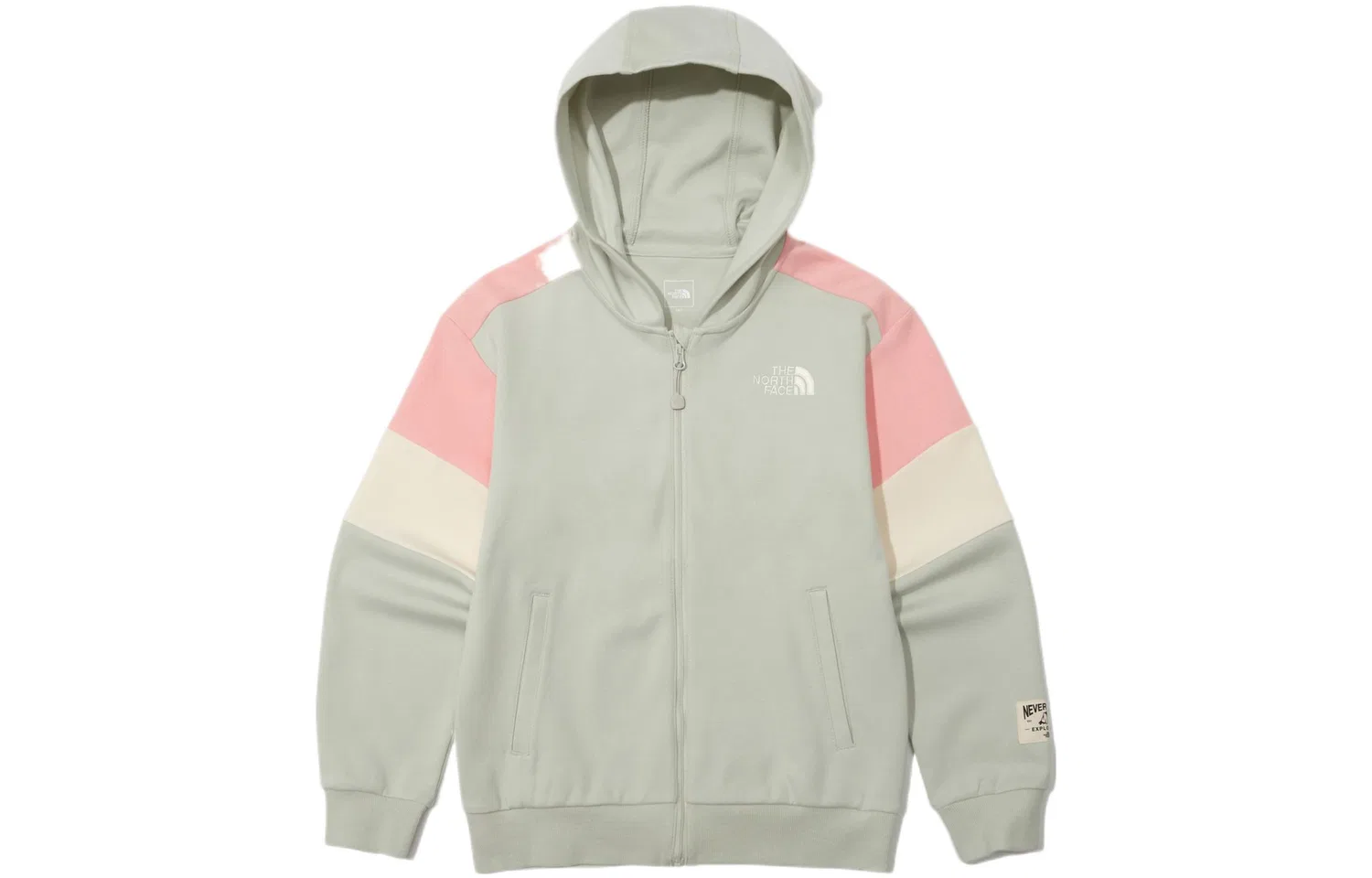 Детский спортивный комплект с капюшоном THE NORTH FACE, Light Green — фото 4