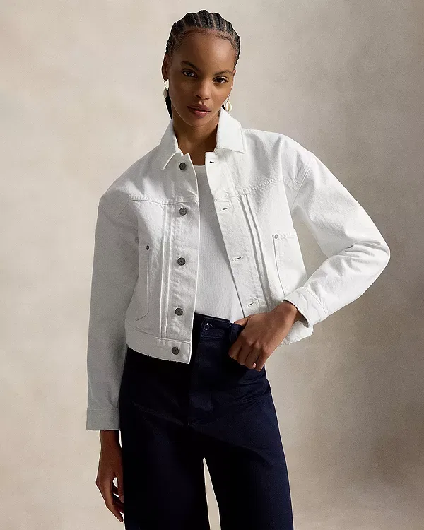 Женская джинсовая куртка из турецкого денима Ralph Lauren, Carini — фото 2