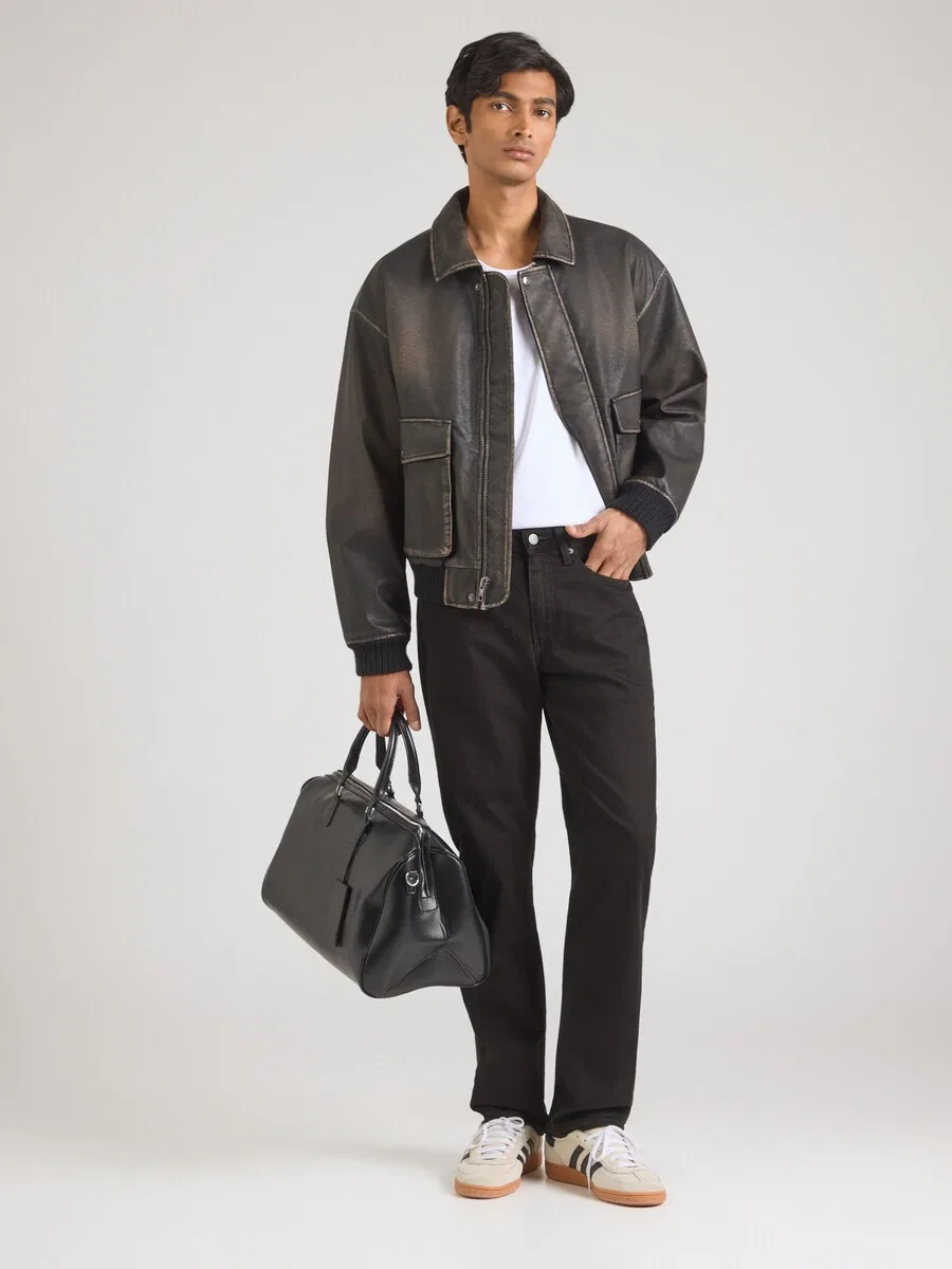 Джинсы LEVI'S Regular '514' из черного денима — фото 3