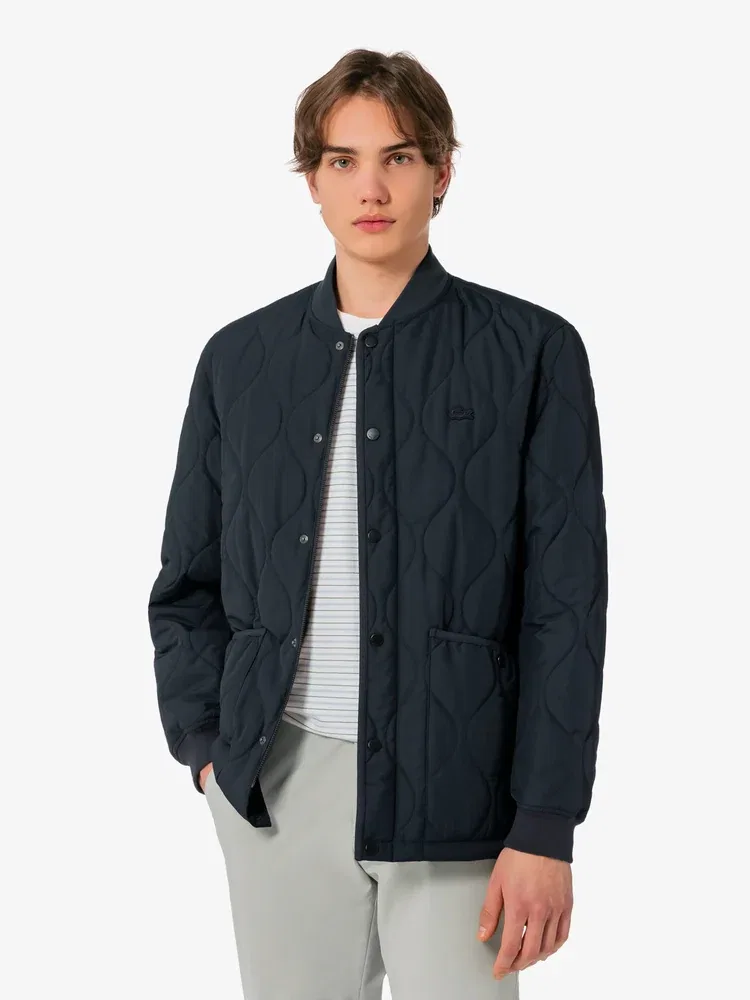 Куртка стеганая Onion Quilting Jacket LACOSTE, Gray Antique Silver