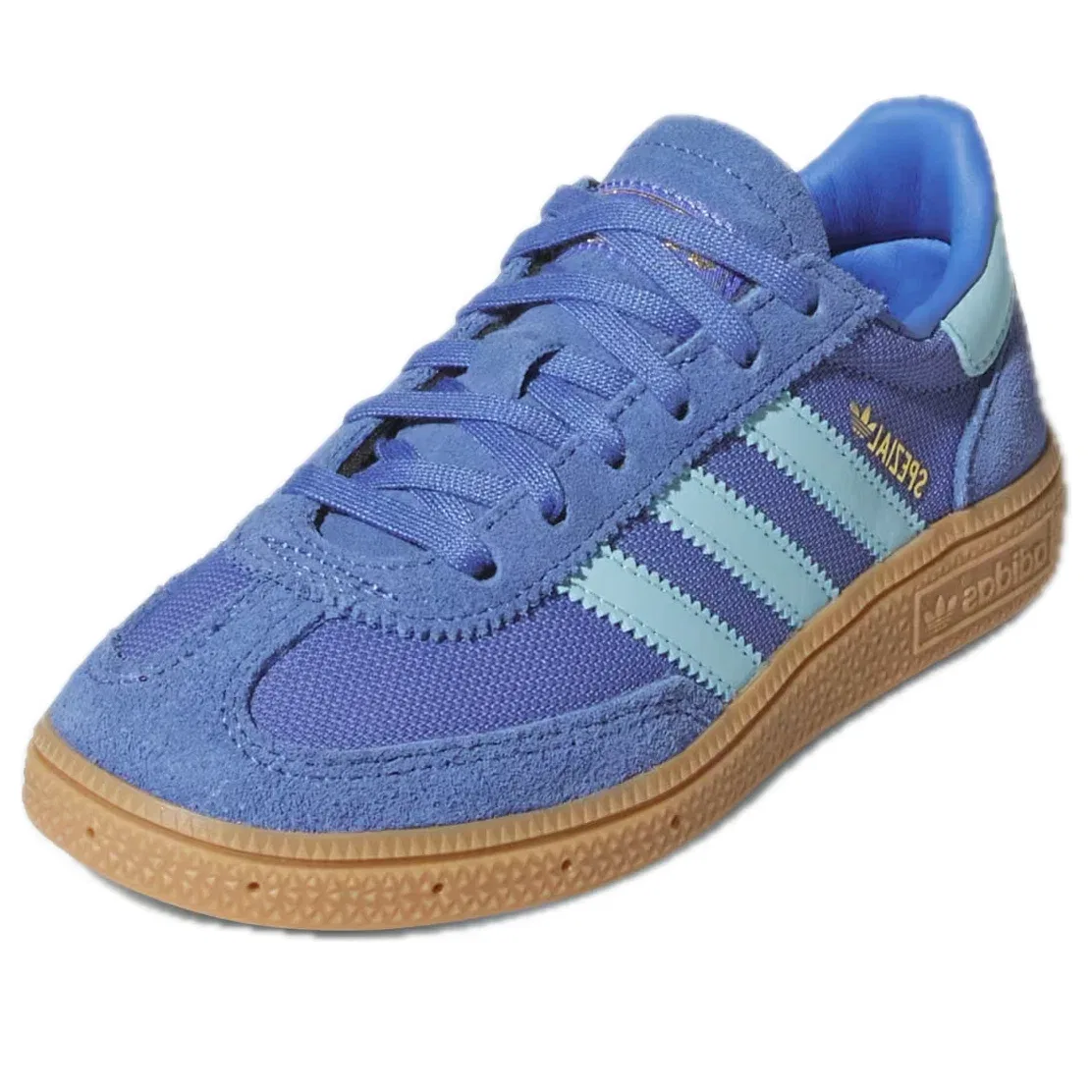 Детские кроссовки с замшевым верхом Handball Spezial Adidas, синий — фото 2